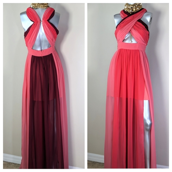 Ark & Company Fairy Core Resort Wear Summer Beach Pool Cutout Maxi Dress - Picture 12 of 15